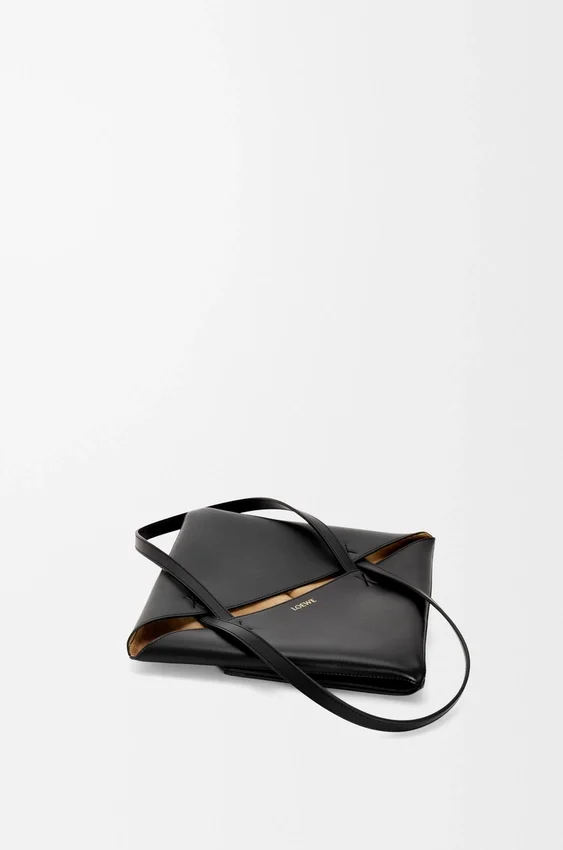 Mala Puzzle Fold saco tote em pele de bezerro brilhante Mala Puzzle Fold saco tote em pele de bezerro brilhante