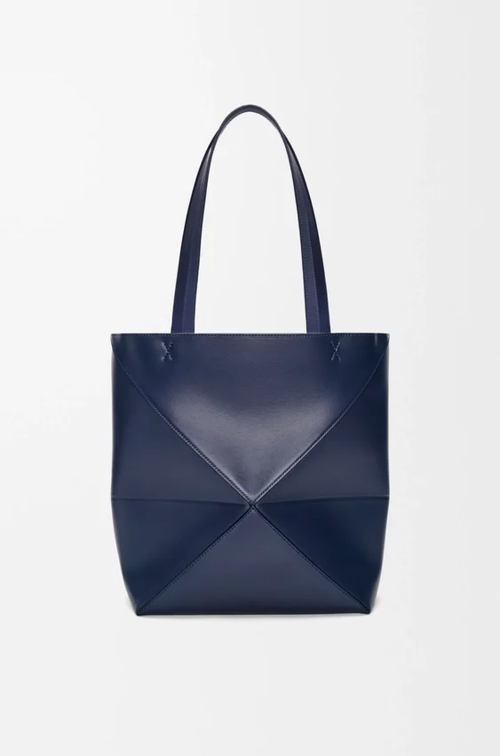 Mala Puzzle Fold saco tote em pele de bezerro brilhante Mala Puzzle Fold saco tote em pele de bezerro brilhante