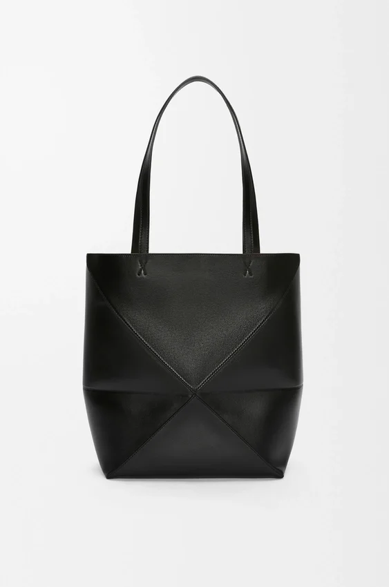 Mala Puzzle Fold saco tote em pele de bezerro brilhante Mala Puzzle Fold saco tote em pele de bezerro brilhante