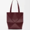 Mala Puzzle Fold saco tote em pele de bezerro brilhante Mala Puzzle Fold saco tote em pele de bezerro brilhante