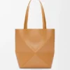 Mala Puzzle Fold saco tote em pele de bezerro brilhante Mala Puzzle Fold saco tote em pele de bezerro brilhante