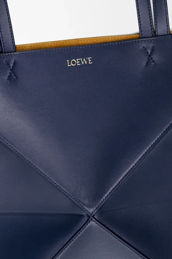 Mala Puzzle Fold saco tote em pele de bezerro brilhante Mala Puzzle Fold saco tote em pele de bezerro brilhante