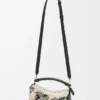 Mala Puzzle pequena em tecido entrelaçado Mala Puzzle pequena em tecido entrelaçado