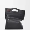 Mala Tote «Bob Folded» em pele de bezerro brilhante e flexível Mala Tote «Bob Folded» em pele de bezerro brilhante e flexível