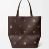 Mala Tote «Cats XL Puzzle Fold» em pele de bezerro napa Mala Tote «Cats XL Puzzle Fold» em pele de bezerro napa