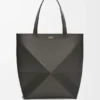 Mala Tote Puzzle Fold XL em pele de bezerro brilhante Mala Tote Puzzle Fold XL em pele de bezerro brilhante