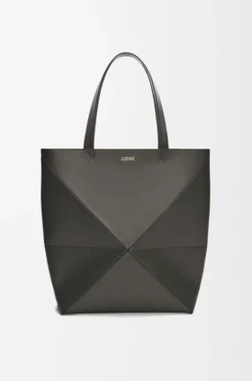 Mala Tote Puzzle Fold XL em pele de bezerro brilhante Mala Tote Puzzle Fold XL em pele de bezerro brilhante