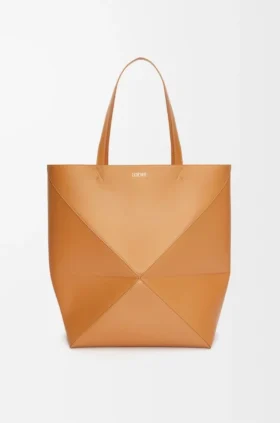 Mala Tote Puzzle Fold XL em pele de bezerro brilhante Mala Tote Puzzle Fold XL em pele de bezerro brilhante