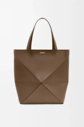 Mala Tote Puzzle Fold XL em pele de bezerro brilhante Mala Tote Puzzle Fold XL em pele de bezerro brilhante