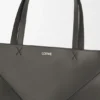 Mala Tote Puzzle Fold XL em pele de bezerro brilhante Mala Tote Puzzle Fold XL em pele de bezerro brilhante