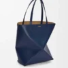Mala Tote Puzzle Fold XL em pele de bezerro brilhante Mala Tote Puzzle Fold XL em pele de bezerro brilhante
