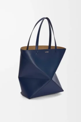 Mala Tote Puzzle Fold XL em pele de bezerro brilhante Mala Tote Puzzle Fold XL em pele de bezerro brilhante