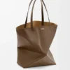 Mala Tote Puzzle Fold XL em pele de bezerro brilhante Mala Tote Puzzle Fold XL em pele de bezerro brilhante