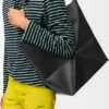 Mala Tote Puzzle Fold XL em pele de bezerro brilhante Mala Tote Puzzle Fold XL em pele de bezerro brilhante