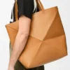 Mala Tote Puzzle Fold XL em pele de bezerro brilhante Mala Tote Puzzle Fold XL em pele de bezerro brilhante