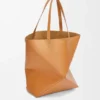 Mala Tote Puzzle Fold XL em pele de bezerro brilhante Mala Tote Puzzle Fold XL em pele de bezerro brilhante