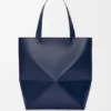 Mala Tote Puzzle Fold XL em pele de bezerro brilhante Mala Tote Puzzle Fold XL em pele de bezerro brilhante