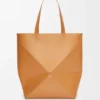 Mala Tote Puzzle Fold XL em pele de bezerro brilhante Mala Tote Puzzle Fold XL em pele de bezerro brilhante