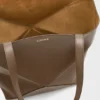 Mala Tote Puzzle Fold XL em pele de bezerro brilhante Mala Tote Puzzle Fold XL em pele de bezerro brilhante