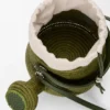 Mala «Watering Can» em ráfia e pele de bezerro Mala «Watering Can» em ráfia e pele de bezerro
