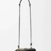 Minaudière «Twisted» em pele de borrego napa Minaudière «Twisted» em pele de borrego napa