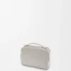 Mini bolsa a tiracolo para câmara em pele de bezerro acetinada Mini bolsa a tiracolo para câmara em pele de bezerro acetinada