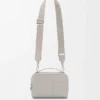Mini bolsa a tiracolo para câmara em pele de bezerro acetinada Mini bolsa a tiracolo para câmara em pele de bezerro acetinada