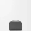 Mini bolsa de câmera a tiracolo em pele de bezerro com grão suave Mini bolsa de câmera a tiracolo em pele de bezerro com grão suave