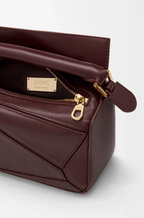 Mini-bolsa «Featherlight Puzzle» em pele de borrego napa suave Mini-bolsa «Featherlight Puzzle» em pele de borrego napa suave