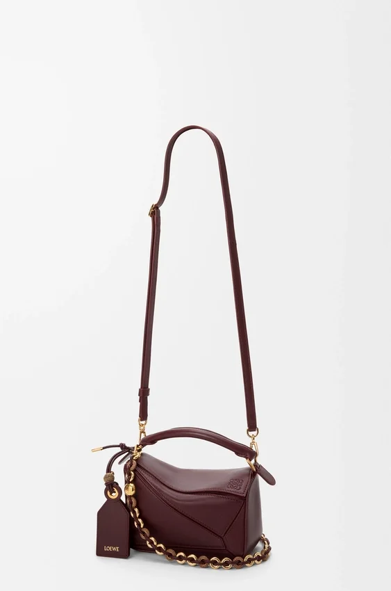 Mini-bolsa «Featherlight Puzzle» em pele de borrego napa suave Mini-bolsa «Featherlight Puzzle» em pele de borrego napa suave