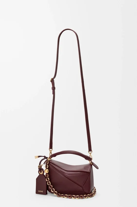 Mini-bolsa «Featherlight Puzzle» em pele de borrego napa suave Mini-bolsa «Featherlight Puzzle» em pele de borrego napa suave