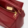 Mini bolsa Featherlight Puzzle em pele de cordeiro napa Mini bolsa Featherlight Puzzle em pele de cordeiro napa