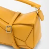 Mini bolsa Featherlight Puzzle em pele de cordeiro napa Mini bolsa Featherlight Puzzle em pele de cordeiro napa