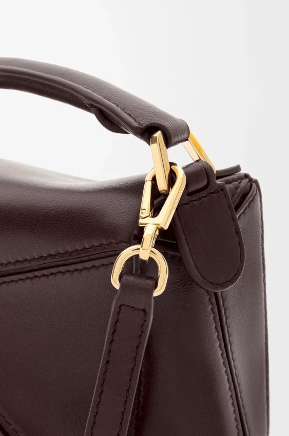 Mini bolsa Featherlight Puzzle em pele de cordeiro napa Mini bolsa Featherlight Puzzle em pele de cordeiro napa