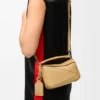 Mini bolsa Featherlight Puzzle em pele de cordeiro napa Mini bolsa Featherlight Puzzle em pele de cordeiro napa