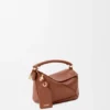 Mini bolsa Featherlight Puzzle em pele de cordeiro napa Mini bolsa Featherlight Puzzle em pele de cordeiro napa