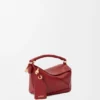 Mini bolsa Featherlight Puzzle em pele de cordeiro napa Mini bolsa Featherlight Puzzle em pele de cordeiro napa