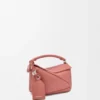 Mini bolsa Featherlight Puzzle em pele de cordeiro napa Mini bolsa Featherlight Puzzle em pele de cordeiro napa