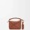 Mini bolsa Featherlight Puzzle em pele de cordeiro napa Mini bolsa Featherlight Puzzle em pele de cordeiro napa