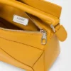 Mini bolsa Featherlight Puzzle em pele de cordeiro napa Mini bolsa Featherlight Puzzle em pele de cordeiro napa