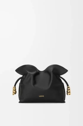 Mini Clutch Coil Flamenco em pele de bezerro napa Mini Clutch Coil Flamenco em pele de bezerro napa