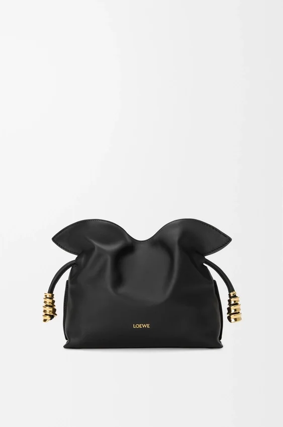 Mini Clutch Coil Flamenco em pele de bezerro napa Mini Clutch Coil Flamenco em pele de bezerro napa