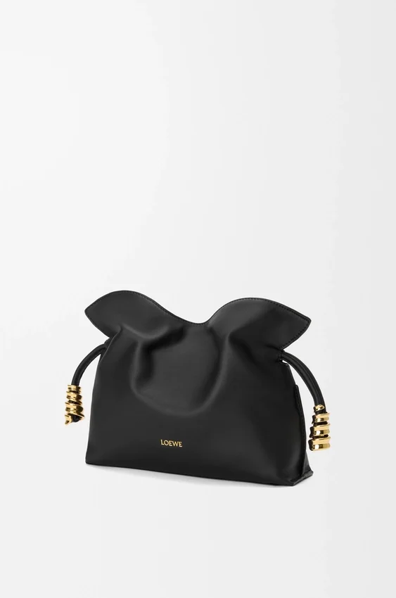 Mini Clutch Coil Flamenco em pele de bezerro napa Mini Clutch Coil Flamenco em pele de bezerro napa