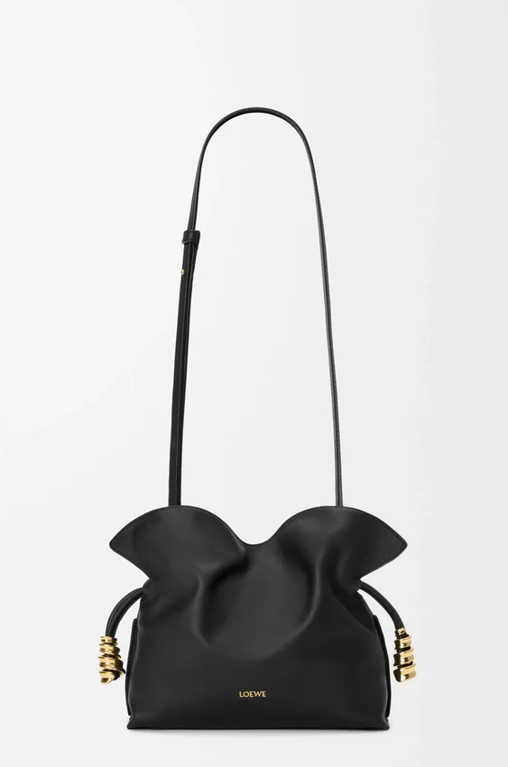 Mini Clutch Coil Flamenco em pele de bezerro napa Mini Clutch Coil Flamenco em pele de bezerro napa