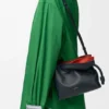 Mini Clutch Flamenco em camadas em pele de bezerro napa Mini Clutch Flamenco em camadas em pele de bezerro napa