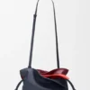 Mini Clutch Flamenco em camadas em pele de bezerro napa Mini Clutch Flamenco em camadas em pele de bezerro napa