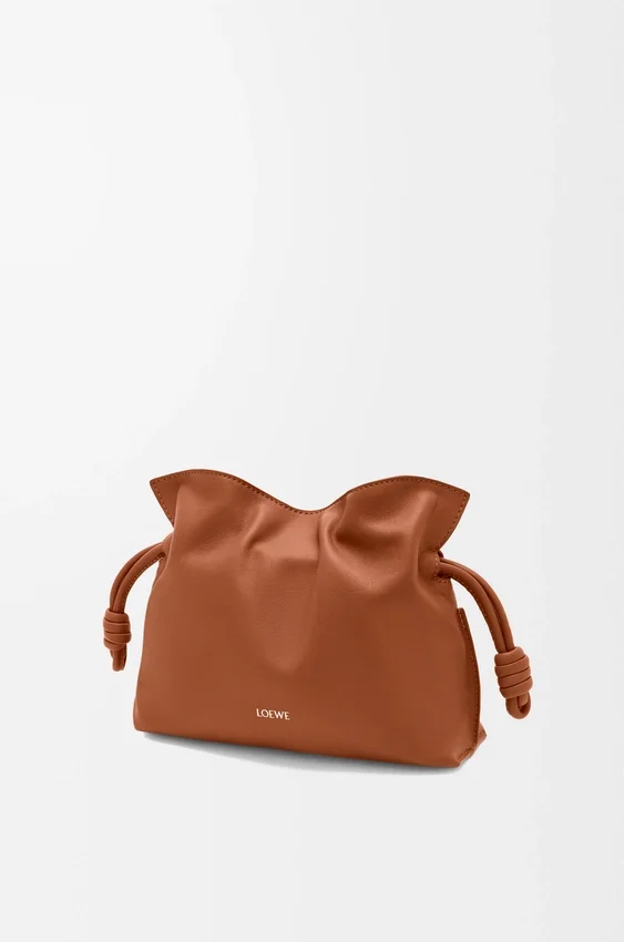 Mini Clutch Flamenco em pele de bezerro napa Mini Clutch Flamenco em pele de bezerro napa