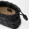 Mini-Flamenco Purse em pele de bezerro napa franzida Mini-Flamenco Purse em pele de bezerro napa franzida