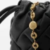 Mini-Flamenco Purse em pele de bezerro napa franzida Mini-Flamenco Purse em pele de bezerro napa franzida