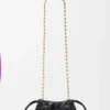 Mini-Flamenco Purse em pele de bezerro napa franzida Mini-Flamenco Purse em pele de bezerro napa franzida